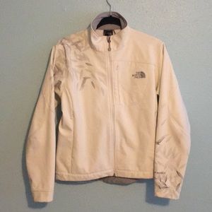 North Face White TNF Apex Jacket